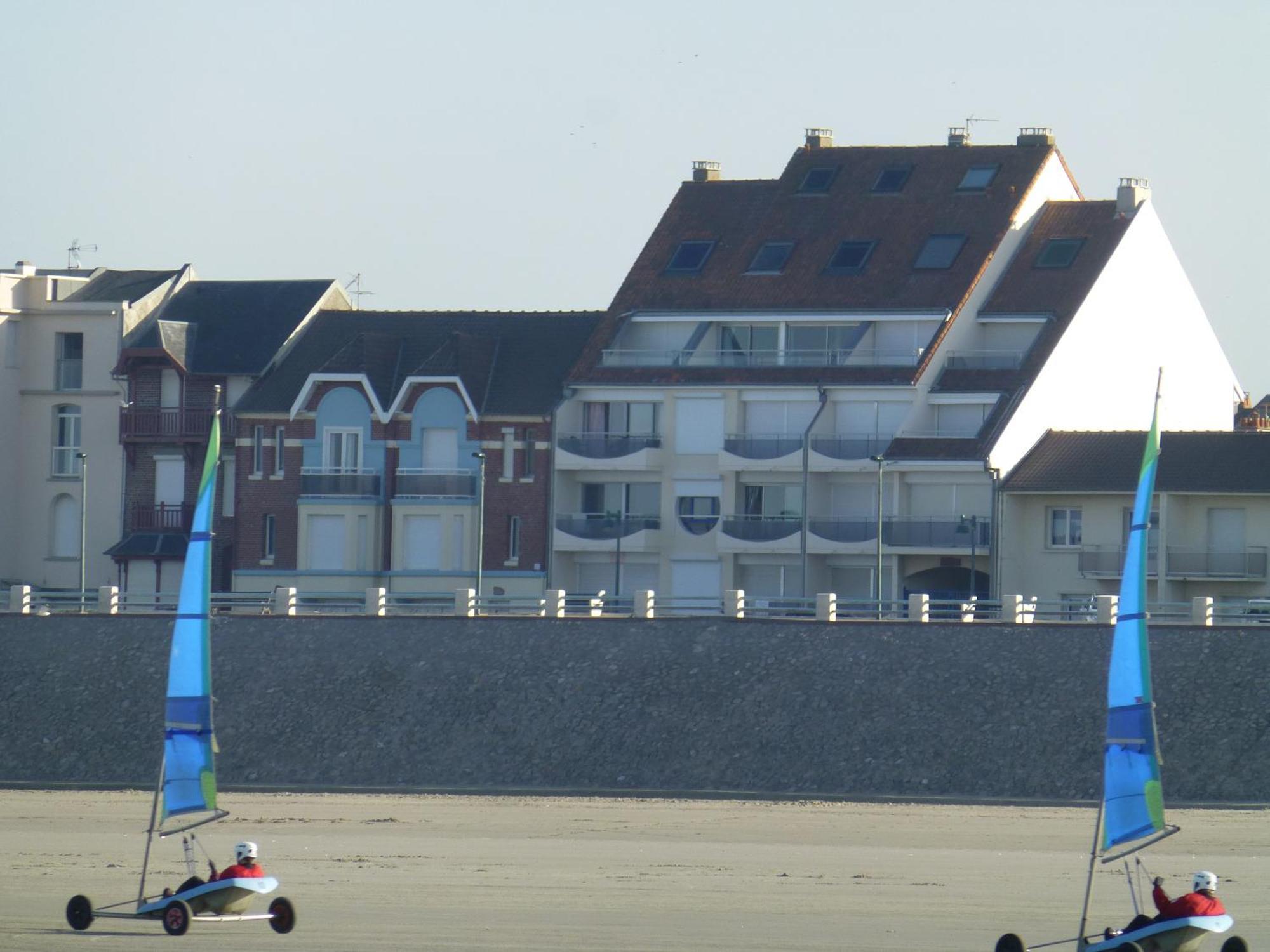 Appartement Face Mer Quend Eksteriør billede